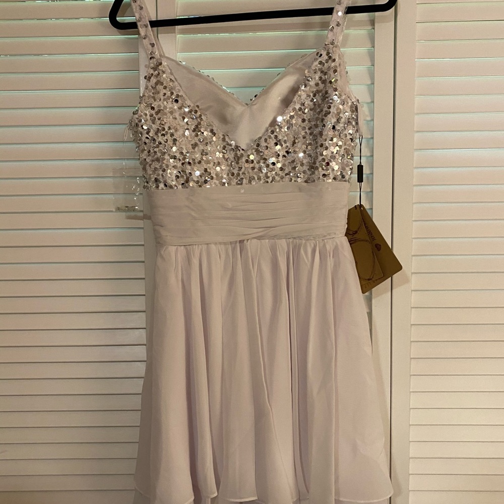 JenJenHouse Sparkly White Dress